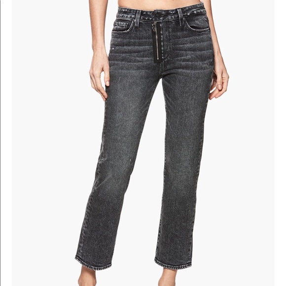 PAIGE Denim - Paige Noella Straight Myra O-Ring Zipper PAIGE Denim - Paige Noella Straight Myra O-Ring Zipper